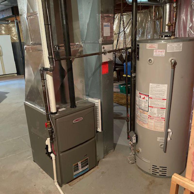 Certified gas fitter performing gas fitting work